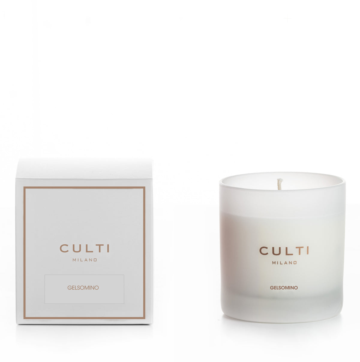 CULTI MILANO Gelsomino Scented Candle – Luxury Italian Jasmine Home Fragrance