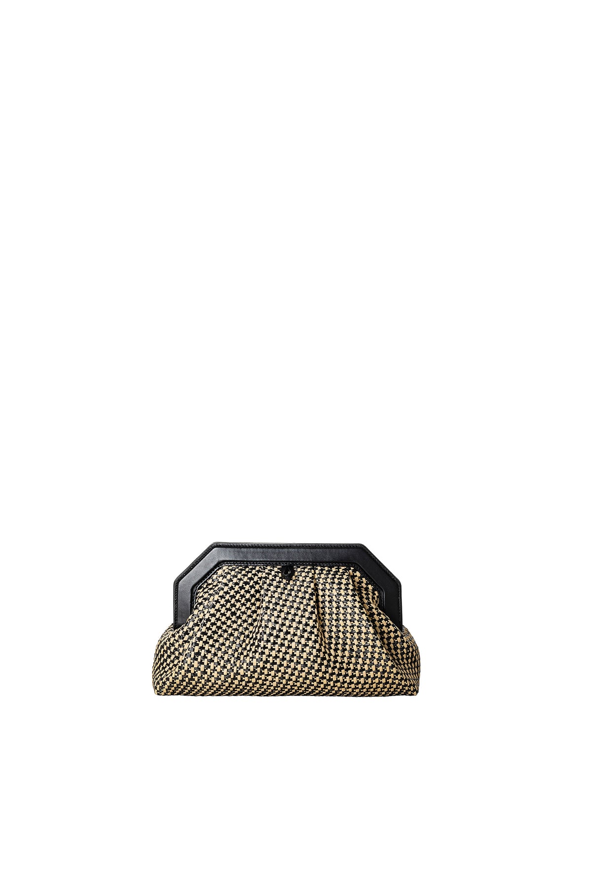 Serapian Milano Secret Clutch in Raffia