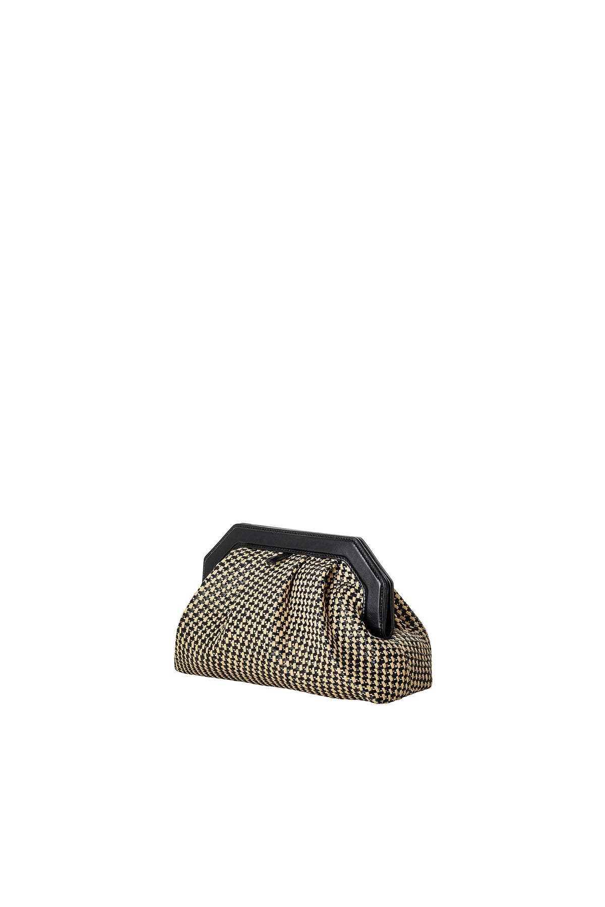 Serapian Milano Secret Clutch in Raffia