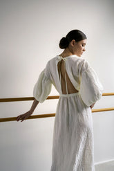 Sandro Ferrone: Midi Dress with Open Back Detail