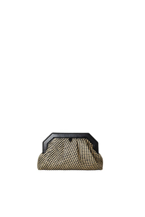 Pochette Serapian Milano Secret en Raphia