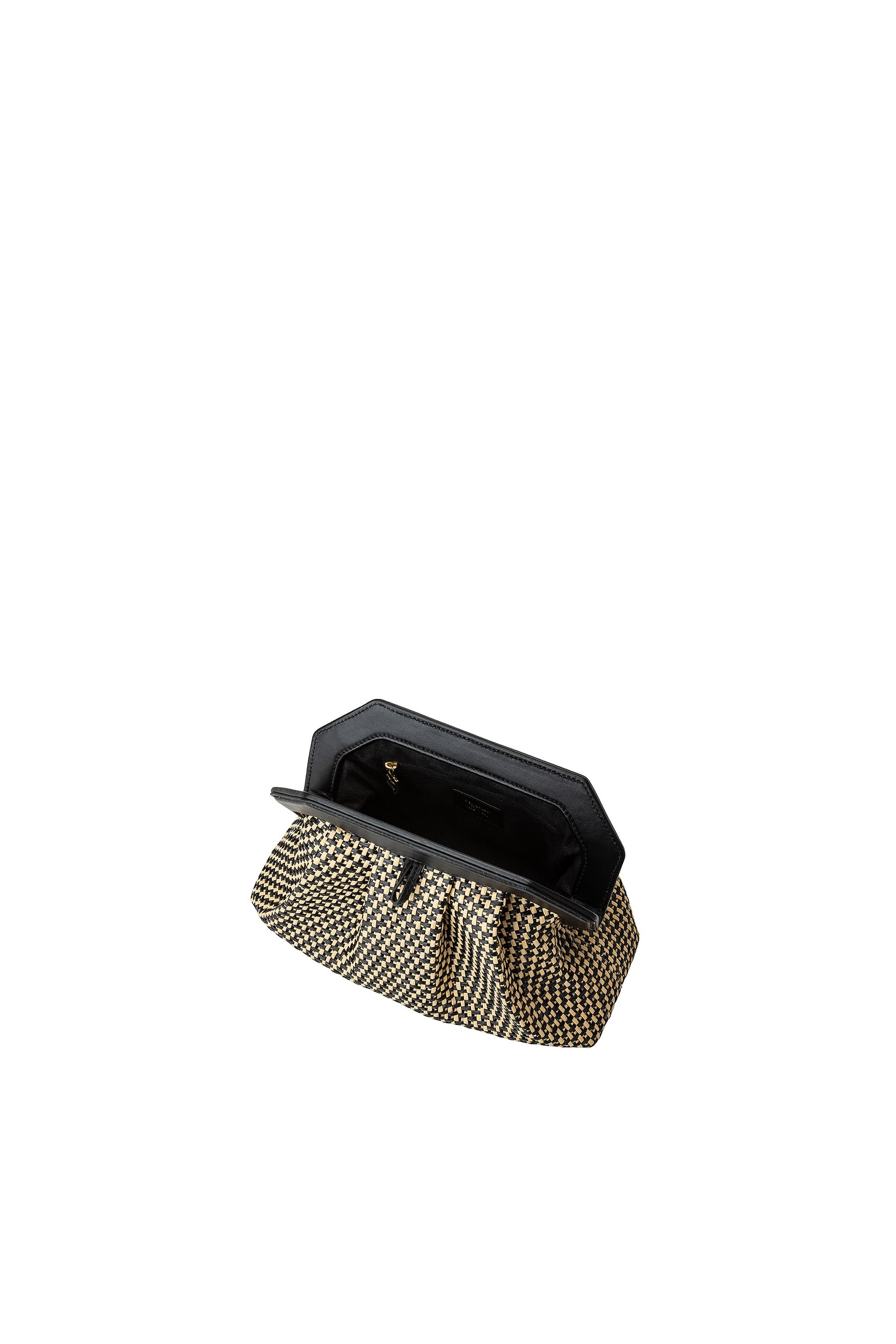 Pochette Serapian Milano Secret en Raphia